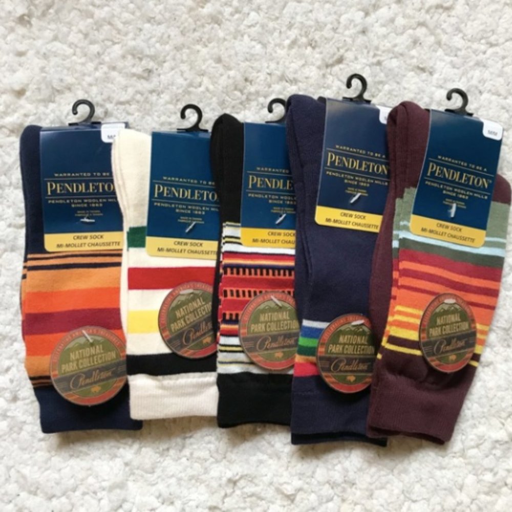 Pendleton UNISEX Smoky Mountain National Park Collection Stripe Socks - Picture 12 of 12